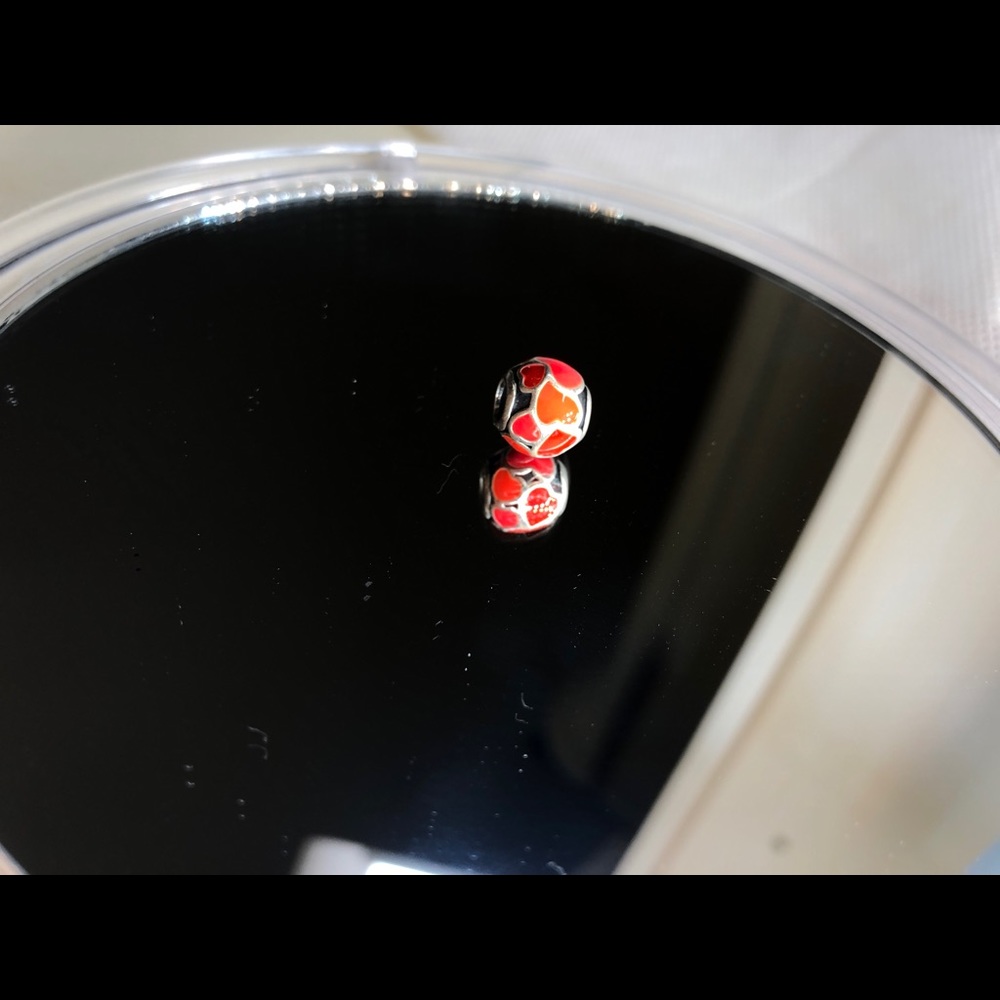 Red Hearts Authentic Pandora Charm